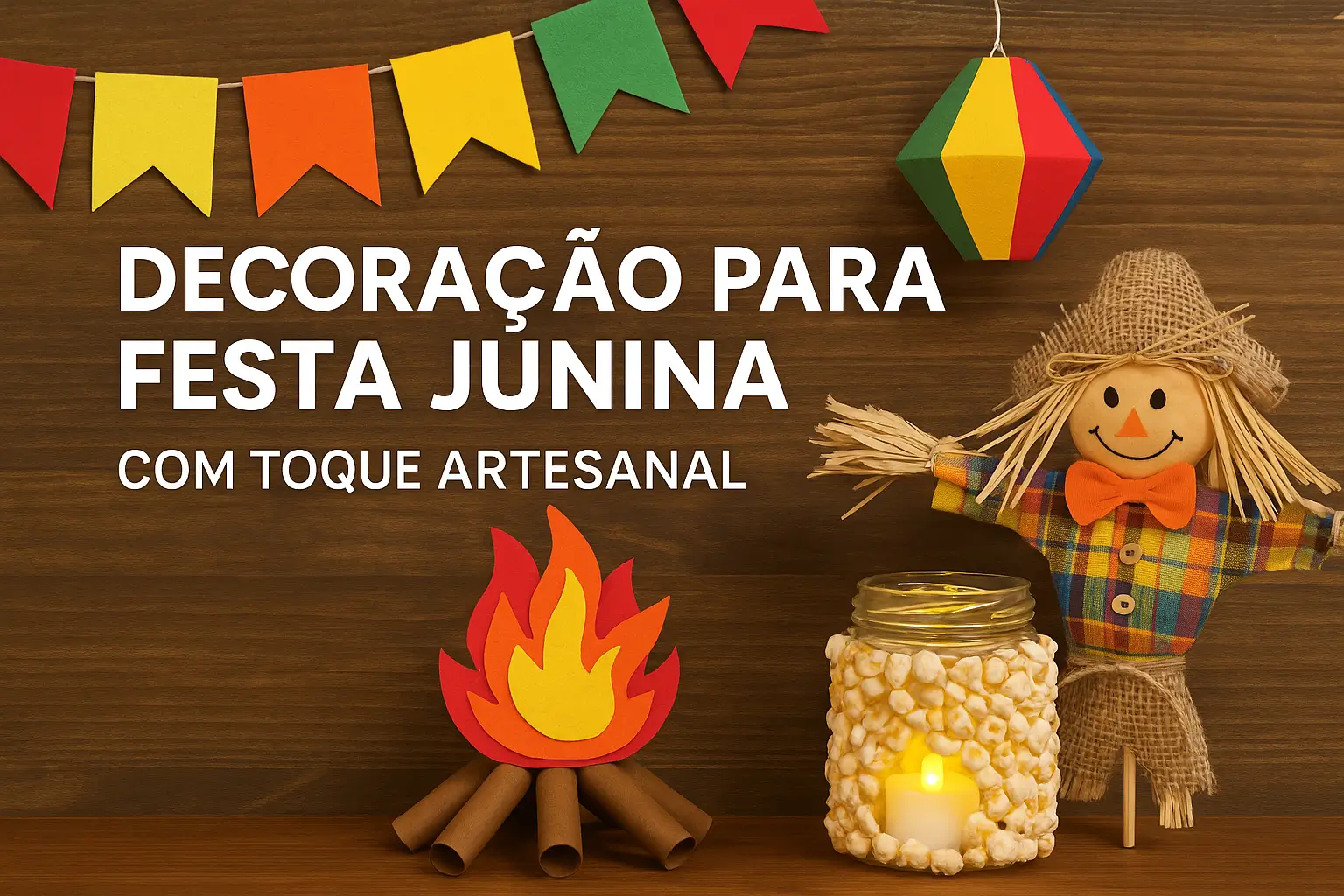Decoração para Festa Junina com Toque Artesanal