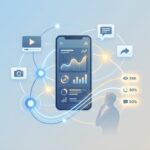 algoritmo das redes sociais analisando engajamento e retenção