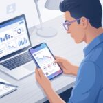 criador de conteúdo analisando baixo alcance de vídeos no tiktok