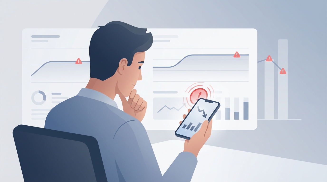 criador de conteúdo analisando baixo engajamento nas redes sociais