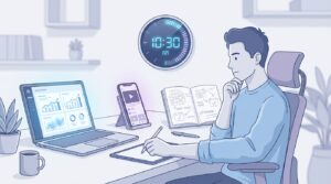 criador de conteúdo analisando melhor horário para postar no tiktok