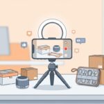 produtos populares da Shopee usados para conteúdo em redes sociais